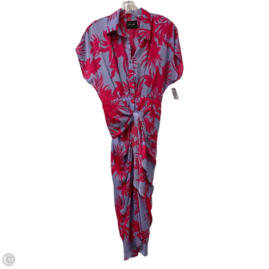 Dress Party Midi By Do + Be In Pink & Purple, Size: S