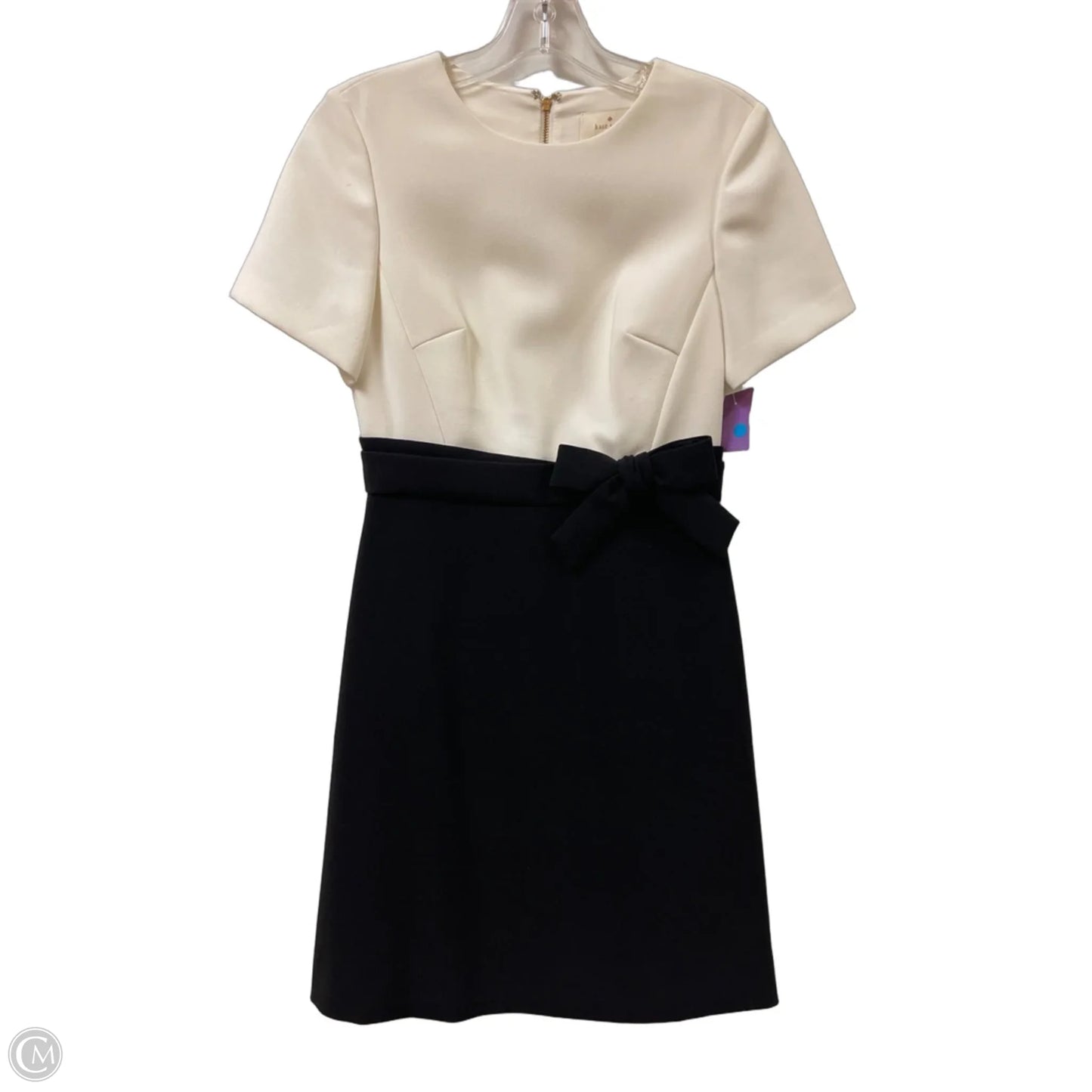 Dress Designer By Kate Spade In Black & White, Size: Xs