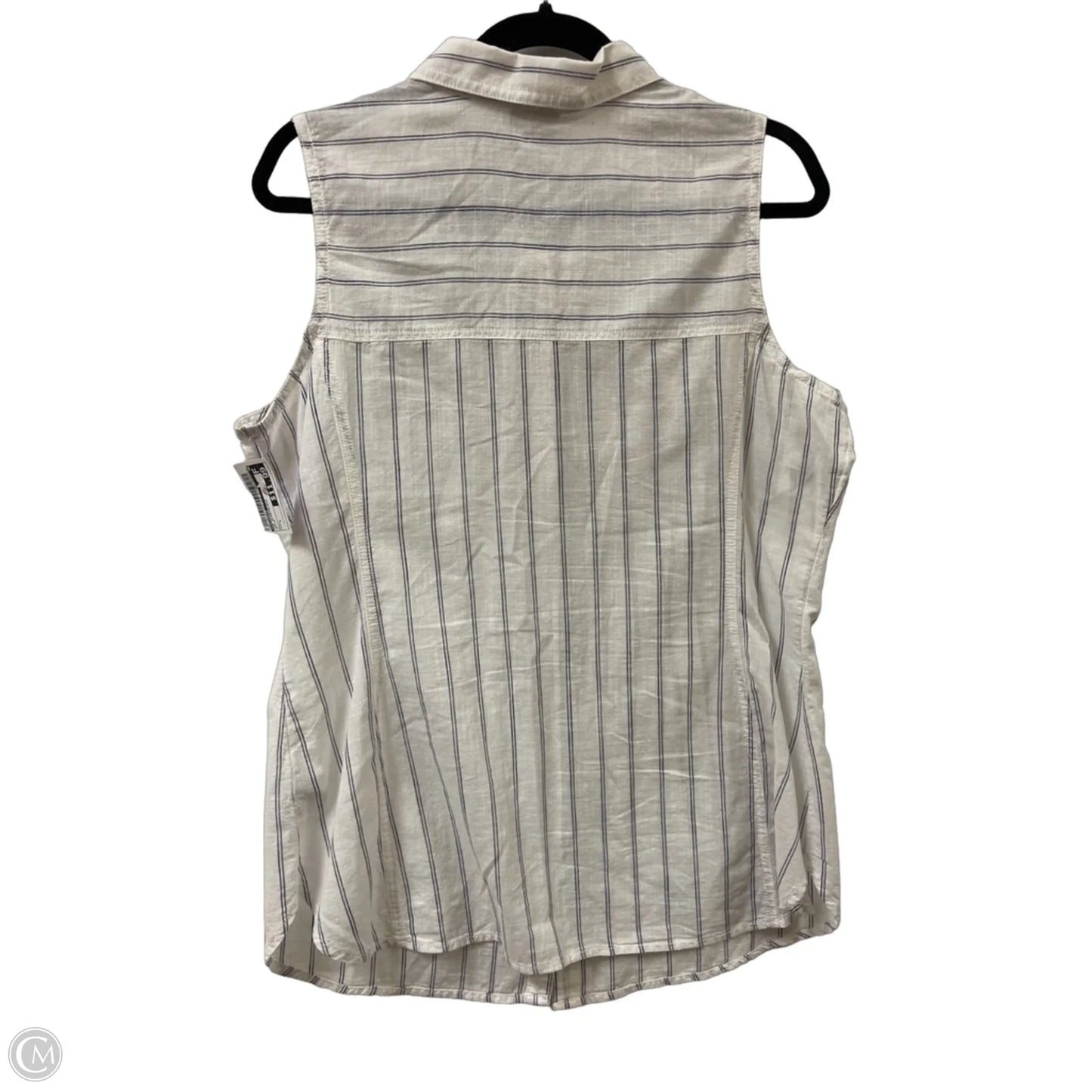 Top Sleeveless By Columbia In White, Size: L