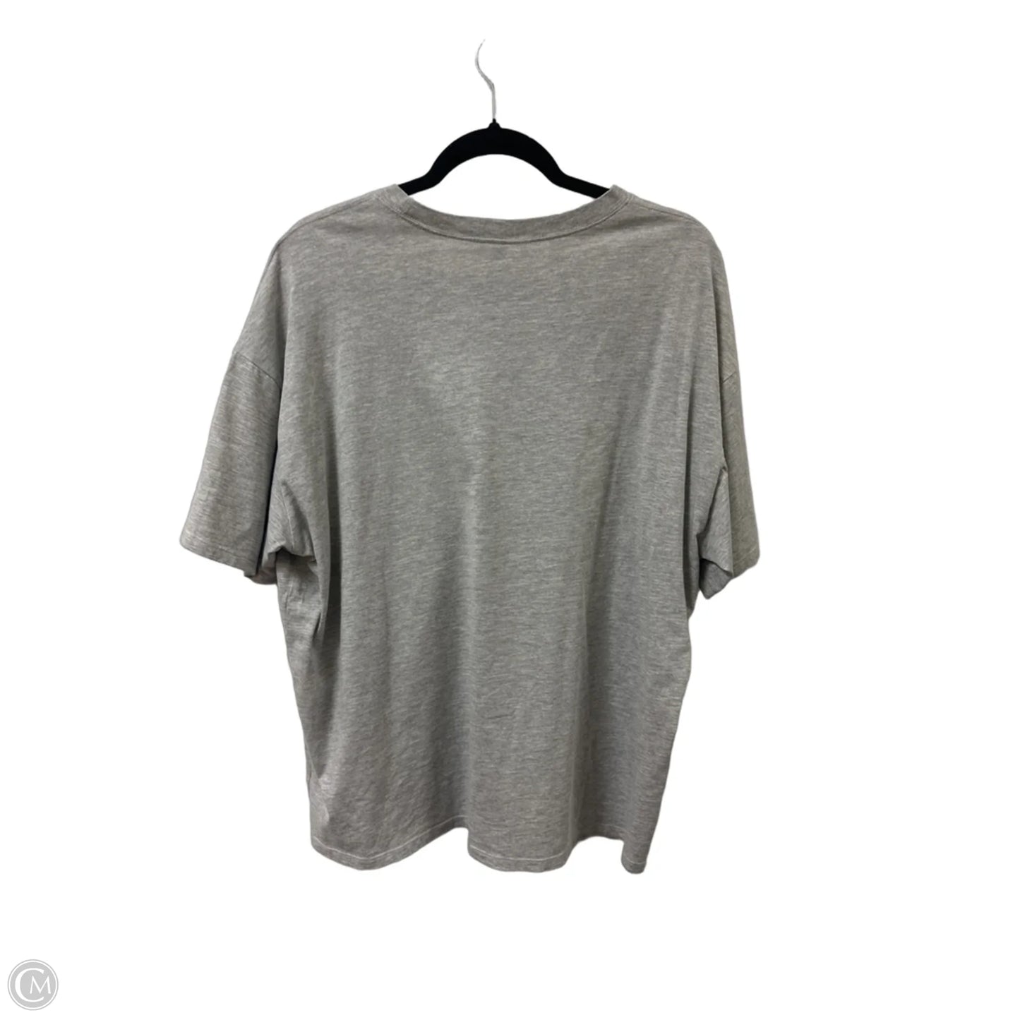 Top Short Sleeve Basic By Divided In Grey, Size: M