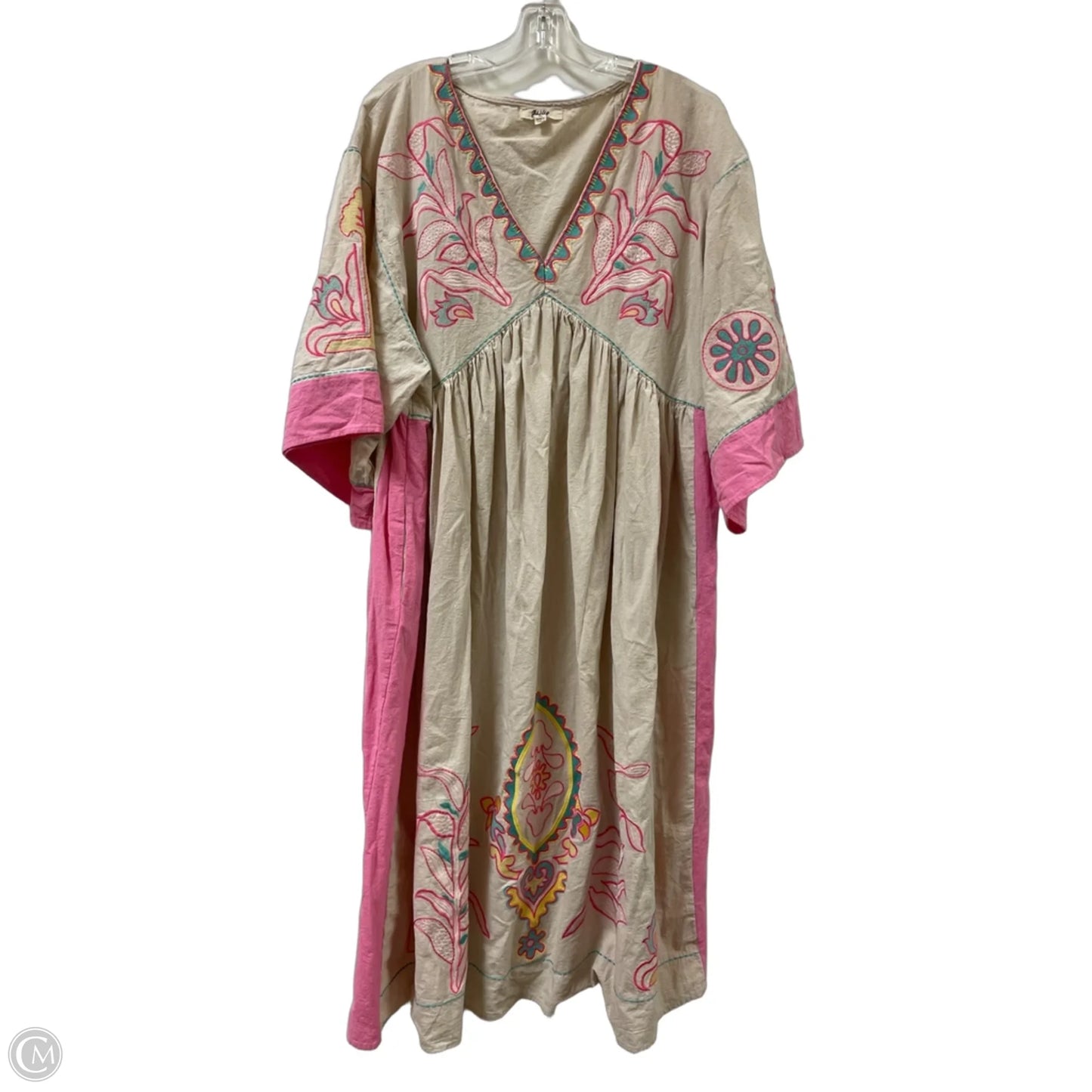 Dress Casual Maxi By Clothes Mentor In Cream, Size: Xl