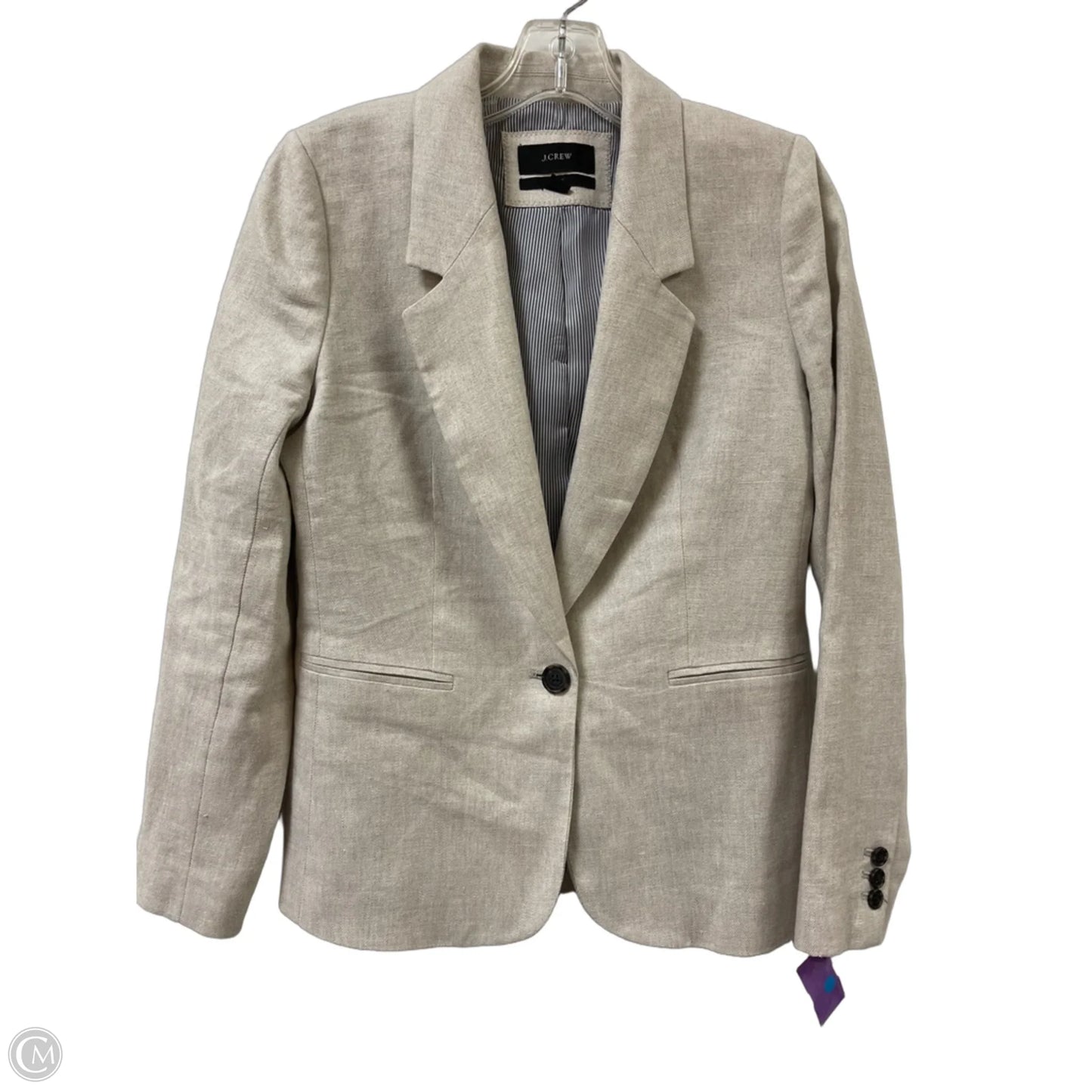 Blazer By J. Crew In Tan, Size: Xs