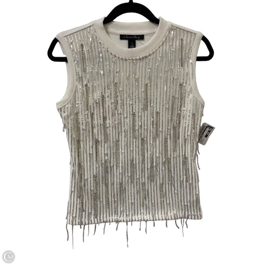 Top Sleeveless By A Love Story In Cream, Size: Xs