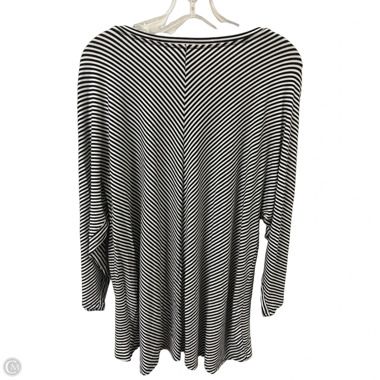 Top Long Sleeve By Chicos In Striped Pattern, Size: Xl