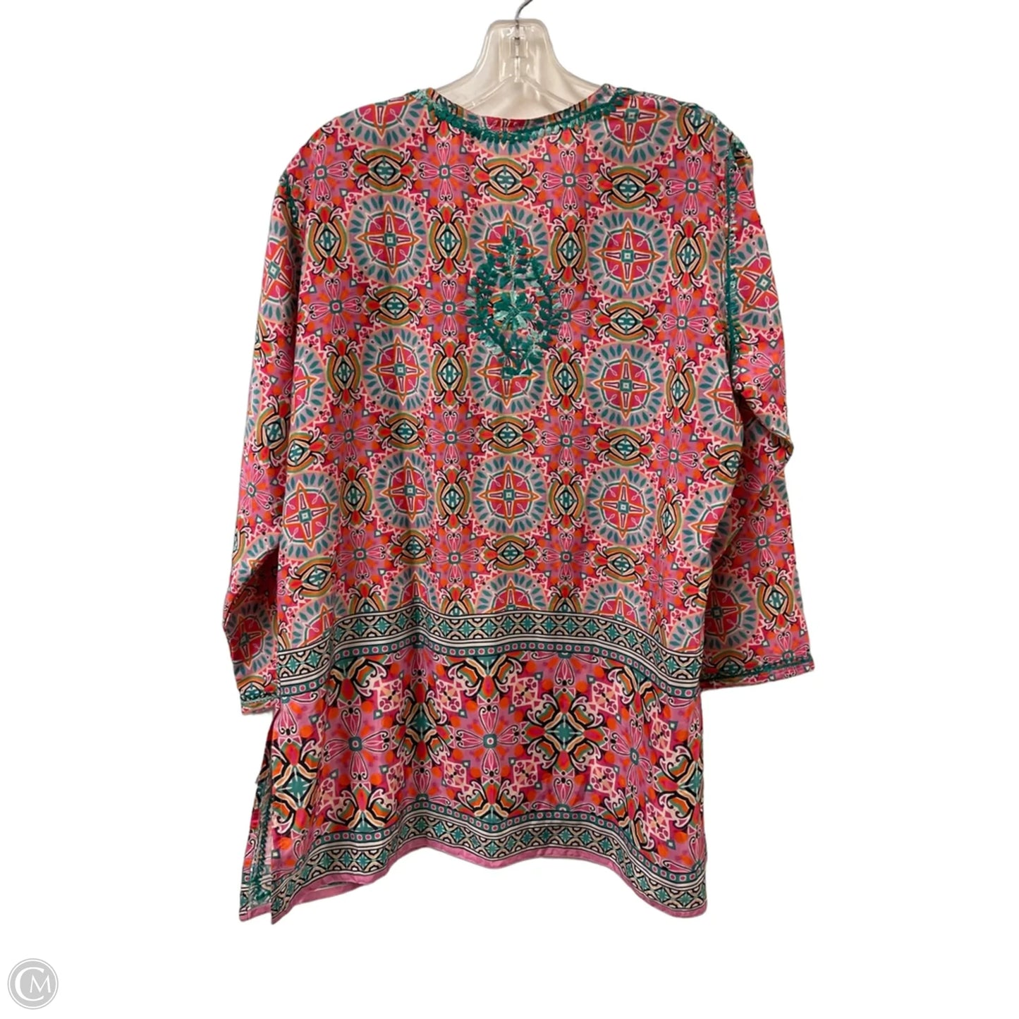 Top Long Sleeve By Clothes Mentor In Pink, Size: Xl