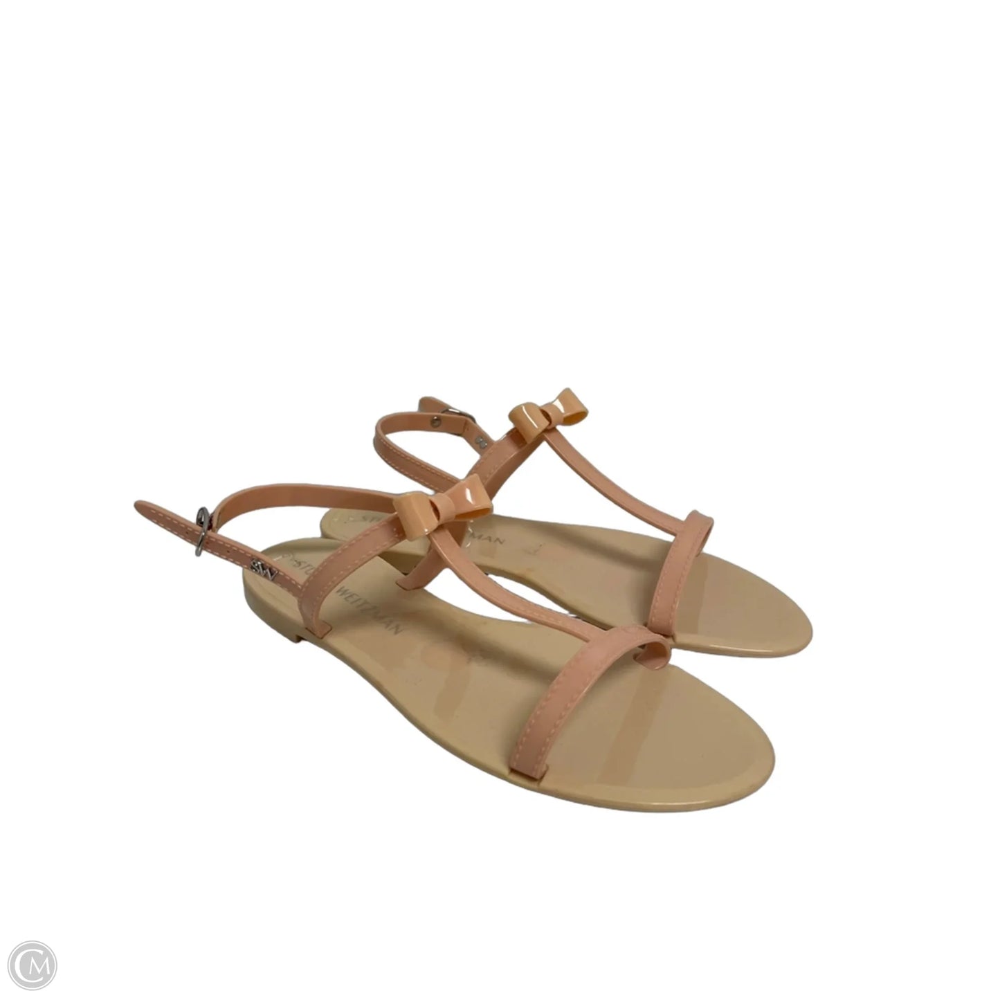Sandals Designer By Stuart Weitzman In Cream, Size: 11