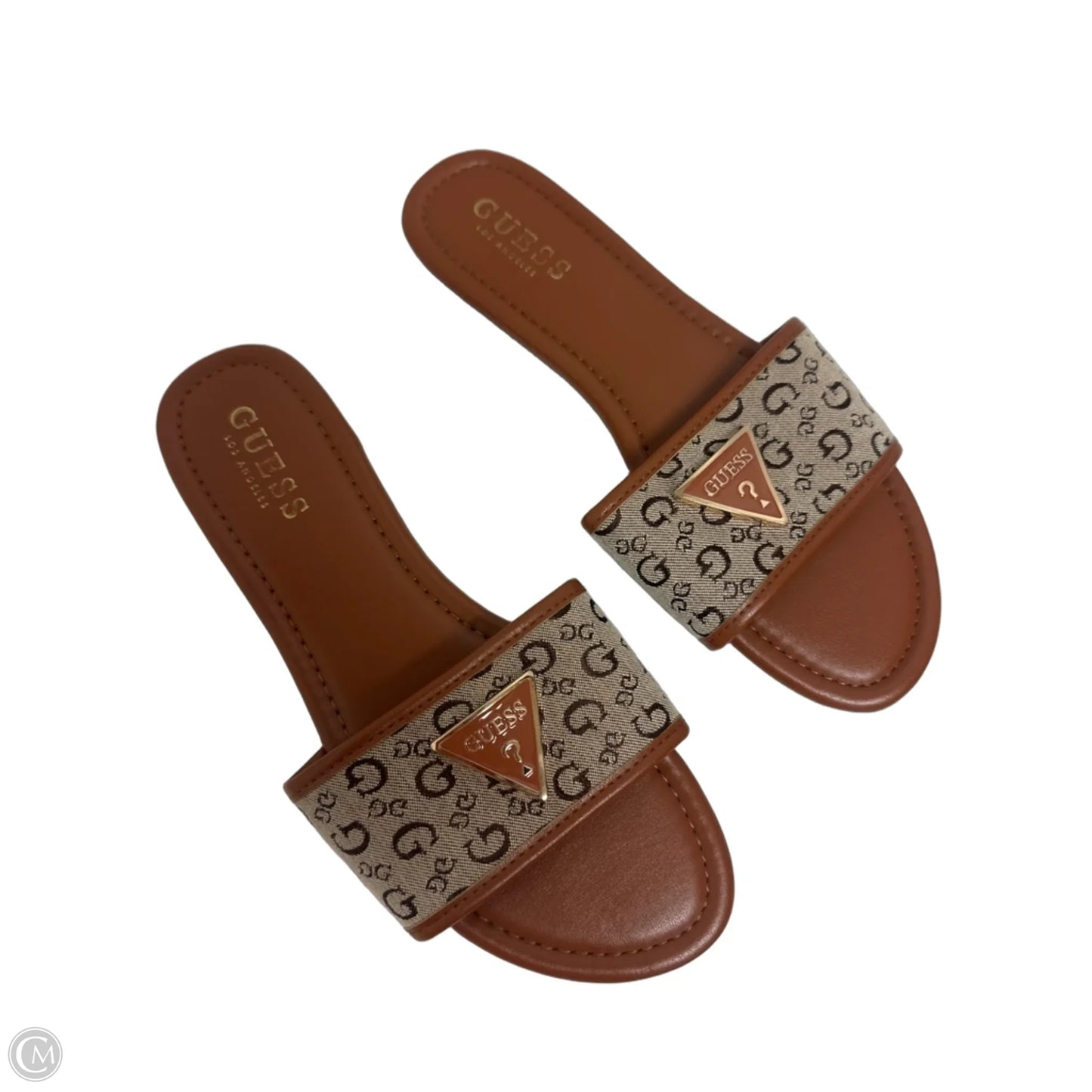 Sandals Flats By Guess In Brown, Size: 7