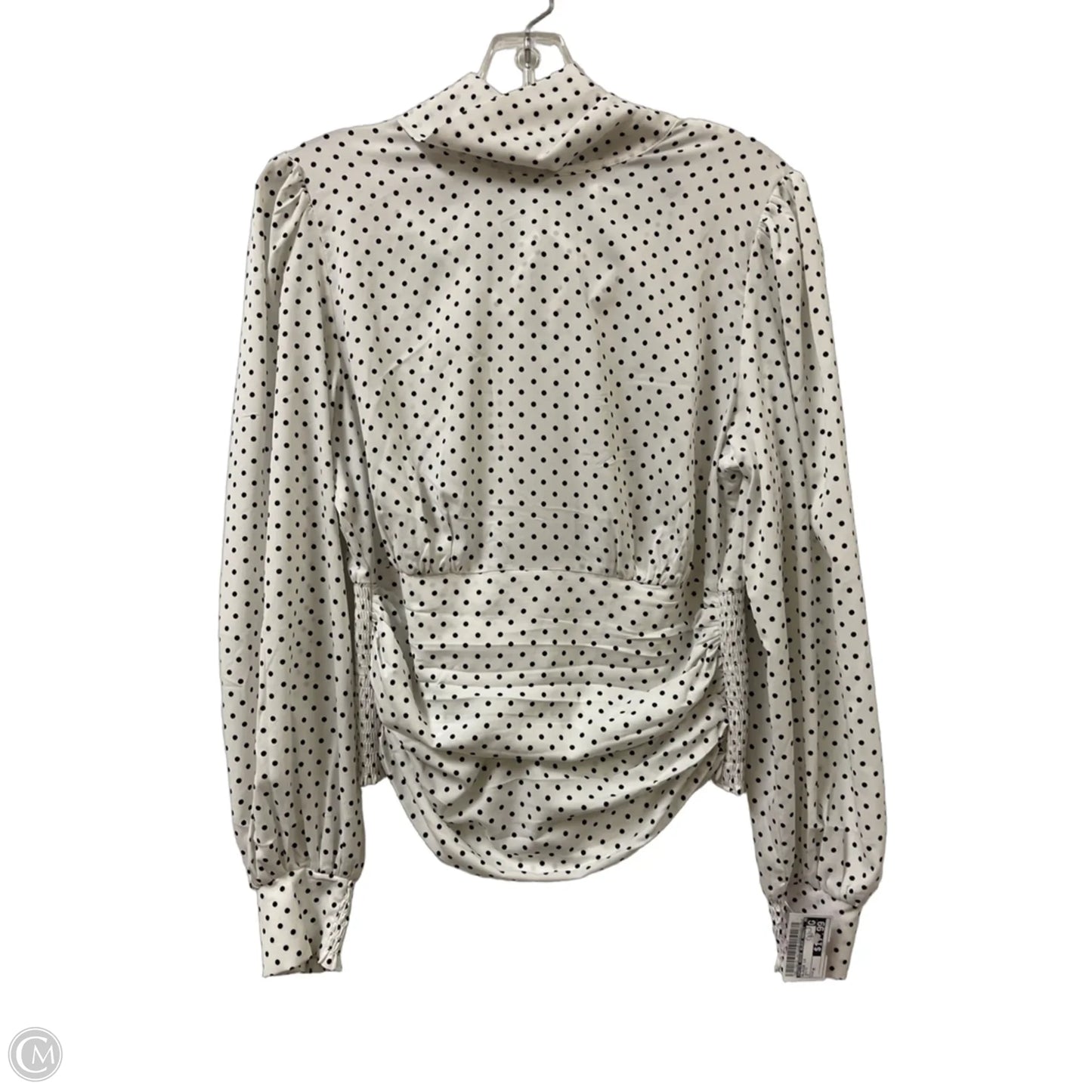 Blouse Long Sleeve By White House Black Market In White, Size: M
