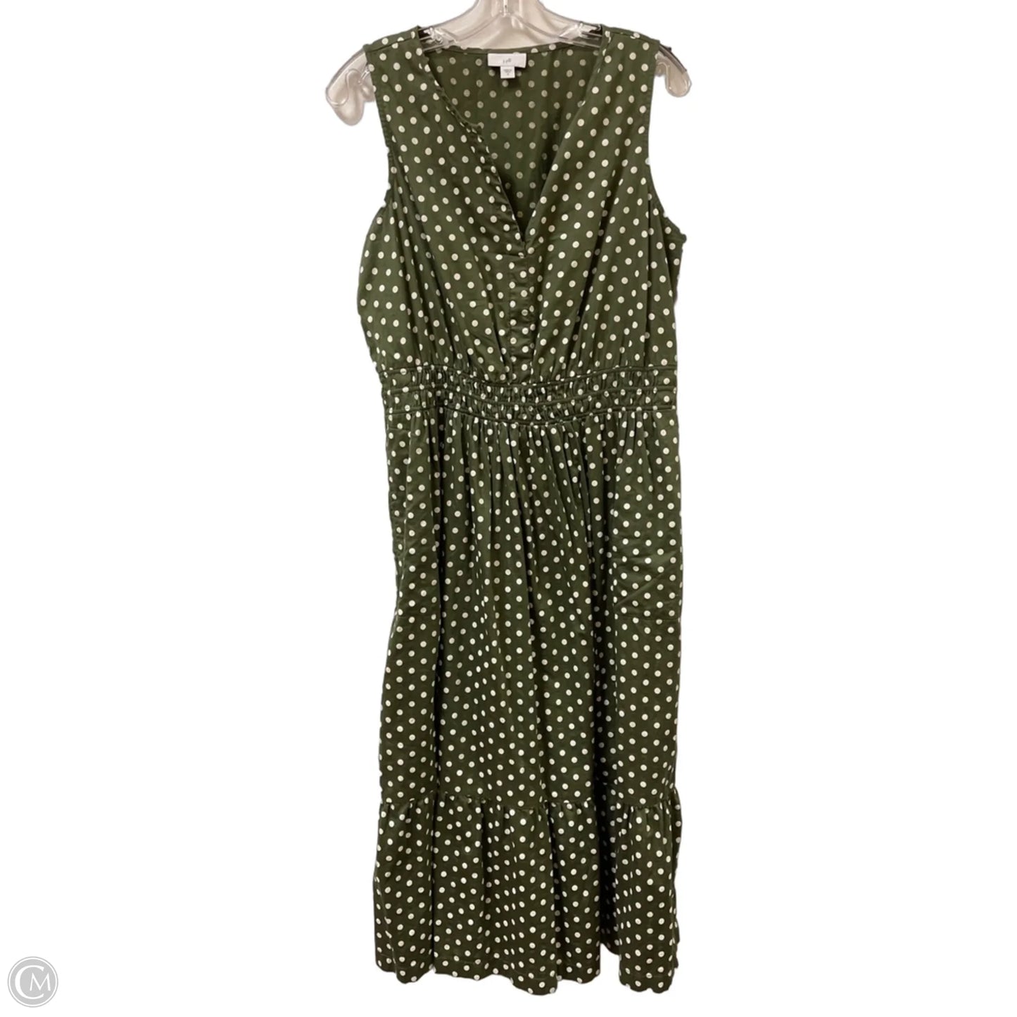 Dress Casual Maxi By J. Jill In Green, Size: M