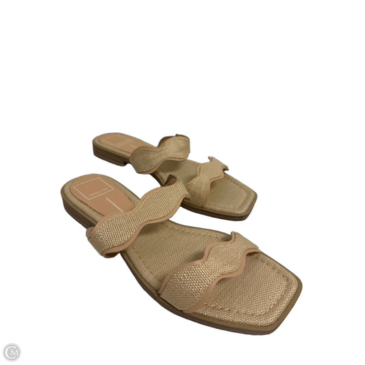 Sandals Flats By Dolce Vita In Tan, Size: 7.5