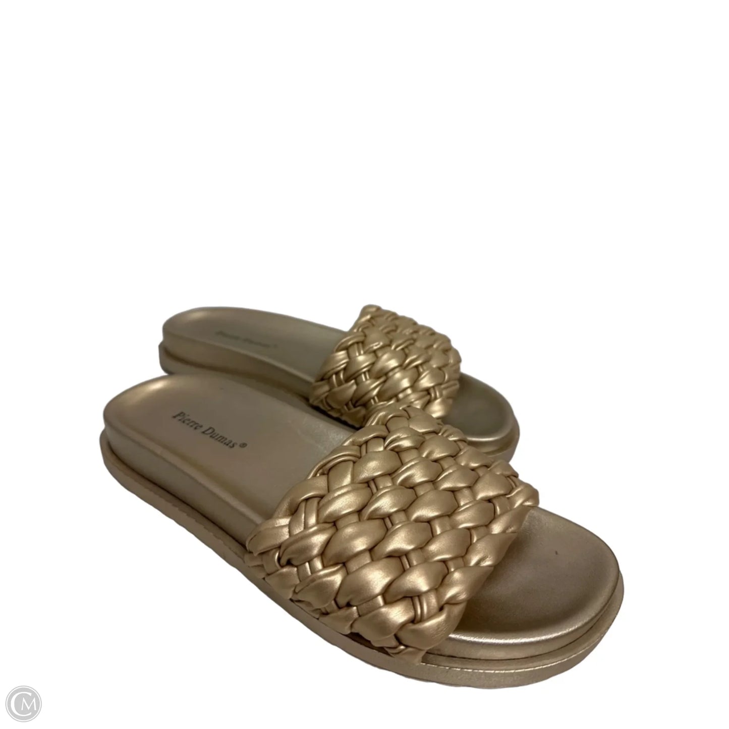 Sandals Flats By Pierre Dumas In Gold, Size: 8