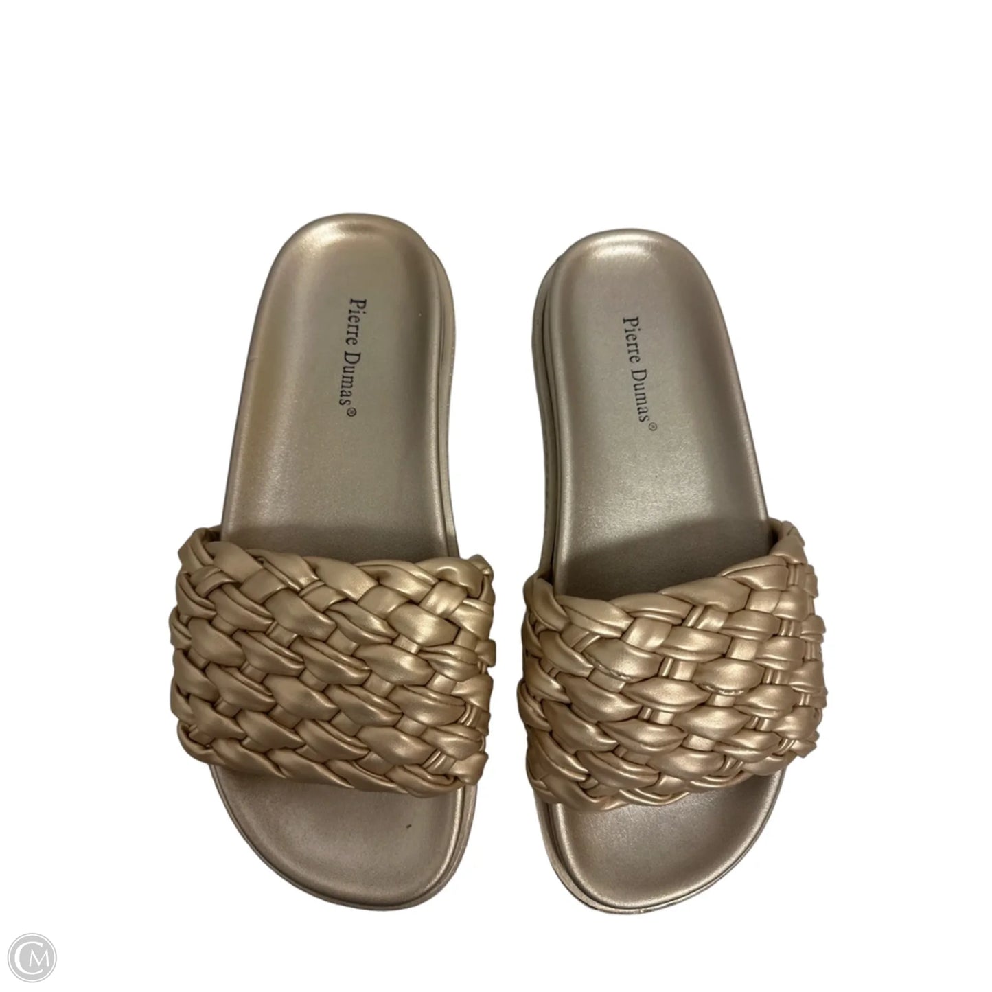 Sandals Flats By Pierre Dumas In Gold, Size: 8