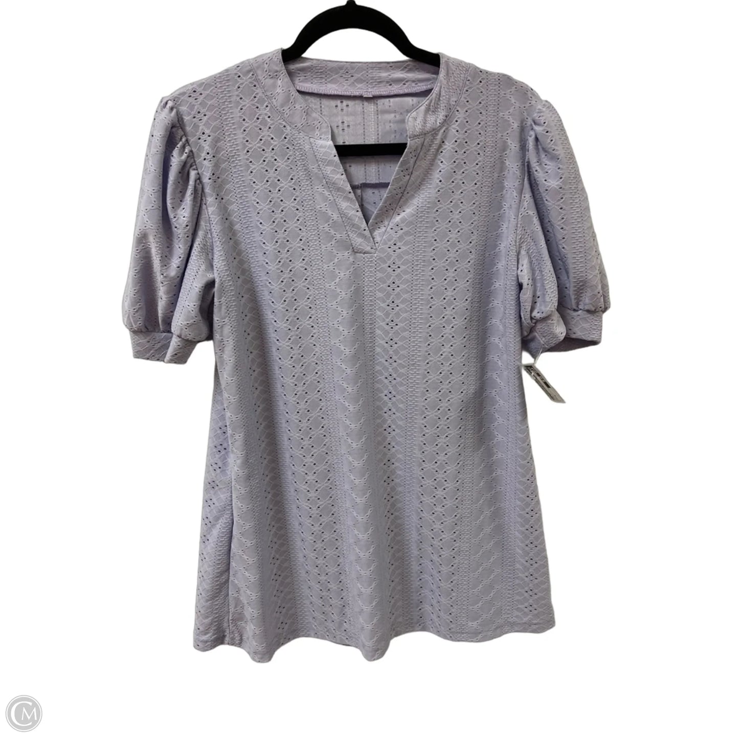 Top Short Sleeve By Clothes Mentor In Purple, Size: M