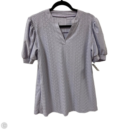 Top Short Sleeve By Clothes Mentor In Purple, Size: M