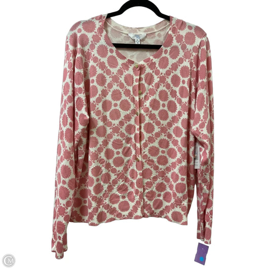 Cardigan By Time And Tru In Pink, Size: Xl