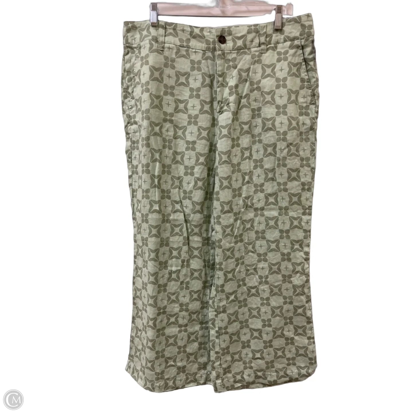Pants Cropped By Crown And Ivy In Green, Size: 12