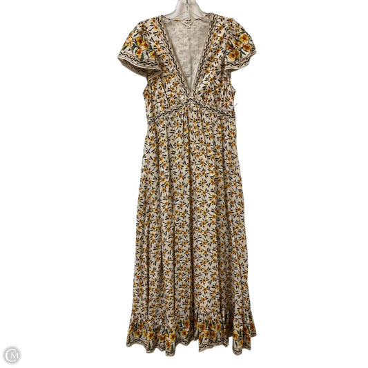 Dress Casual Maxi By Max Studio In Cream, Size: M