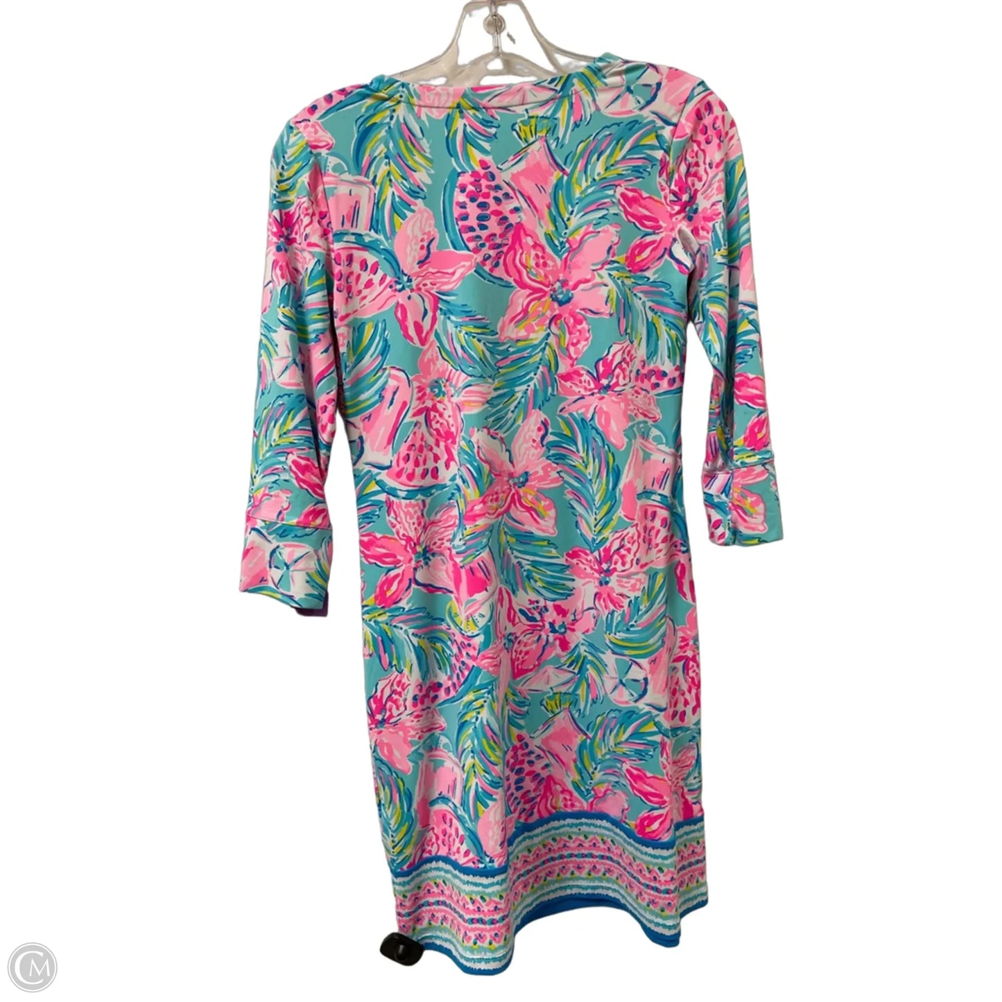 Dress Designer By Lilly Pulitzer In Blue & Pink, Size: Xs