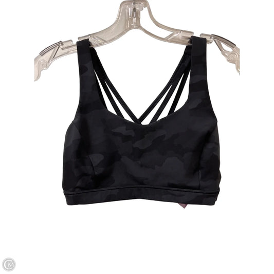 Athletic Bra By Lululemon In Black, Size: 6