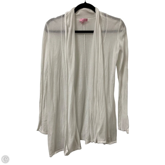 Cardigan Designer By Lilly Pulitzer In White, Size: S