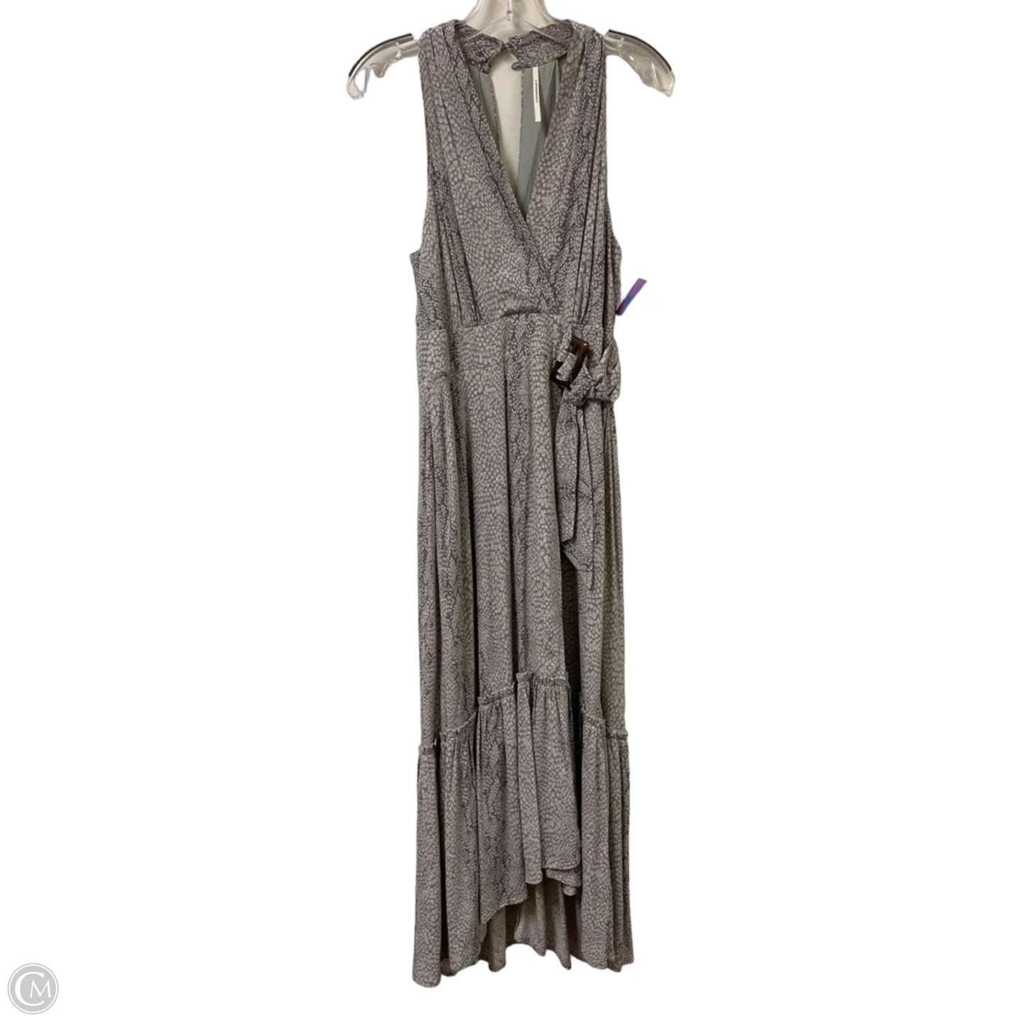 Dress Casual Maxi By Anthropologie In Grey, Size: S