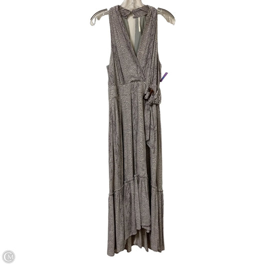 Dress Casual Maxi By Anthropologie In Grey, Size: S