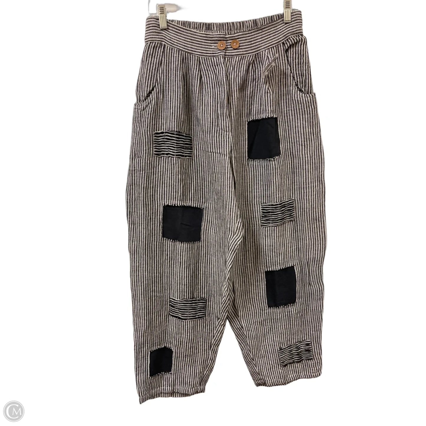 Pants Linen By Clothes Mentor In Black, Size: M