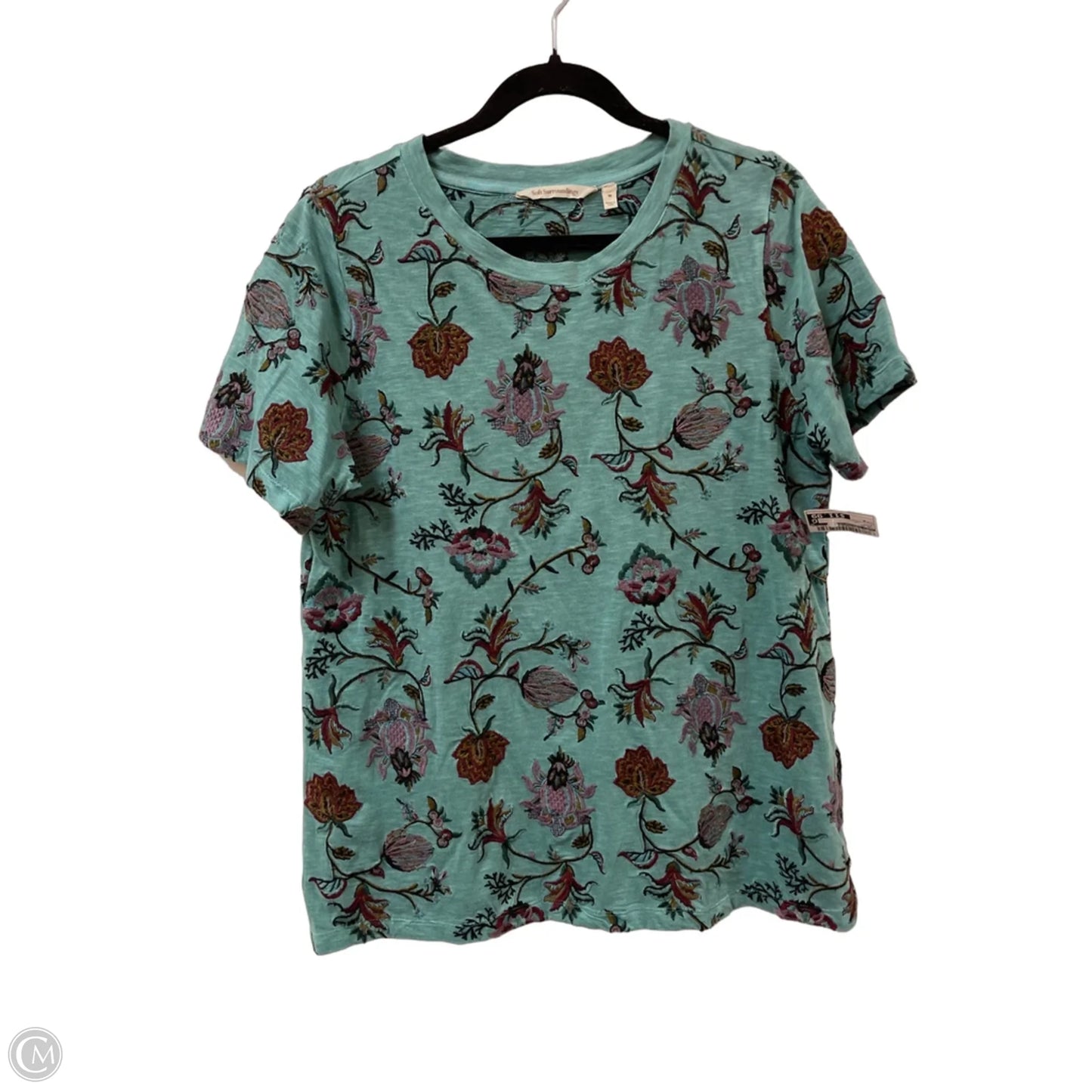 Top Short Sleeve By Soft Surroundings In Green, Size: M