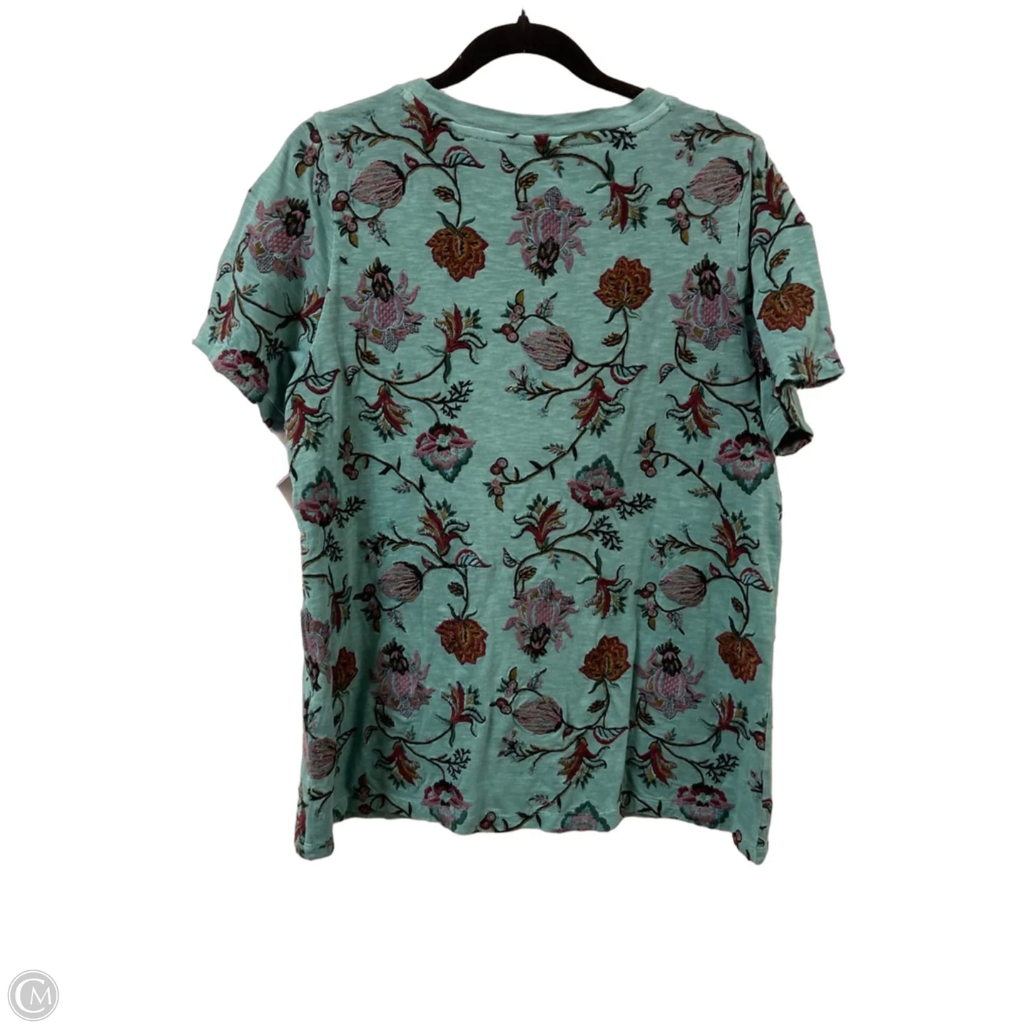 Top Short Sleeve By Soft Surroundings In Green, Size: M