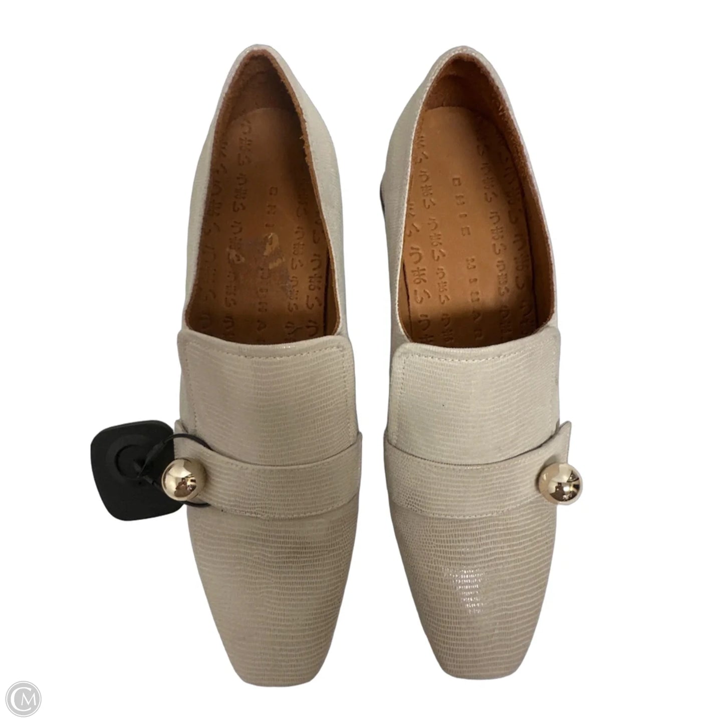 Shoes Heels Block By Cma In Cream, Size: 6.5