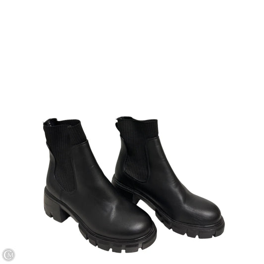 Boots Ankle Flats By Steve Madden In Black, Size: 7