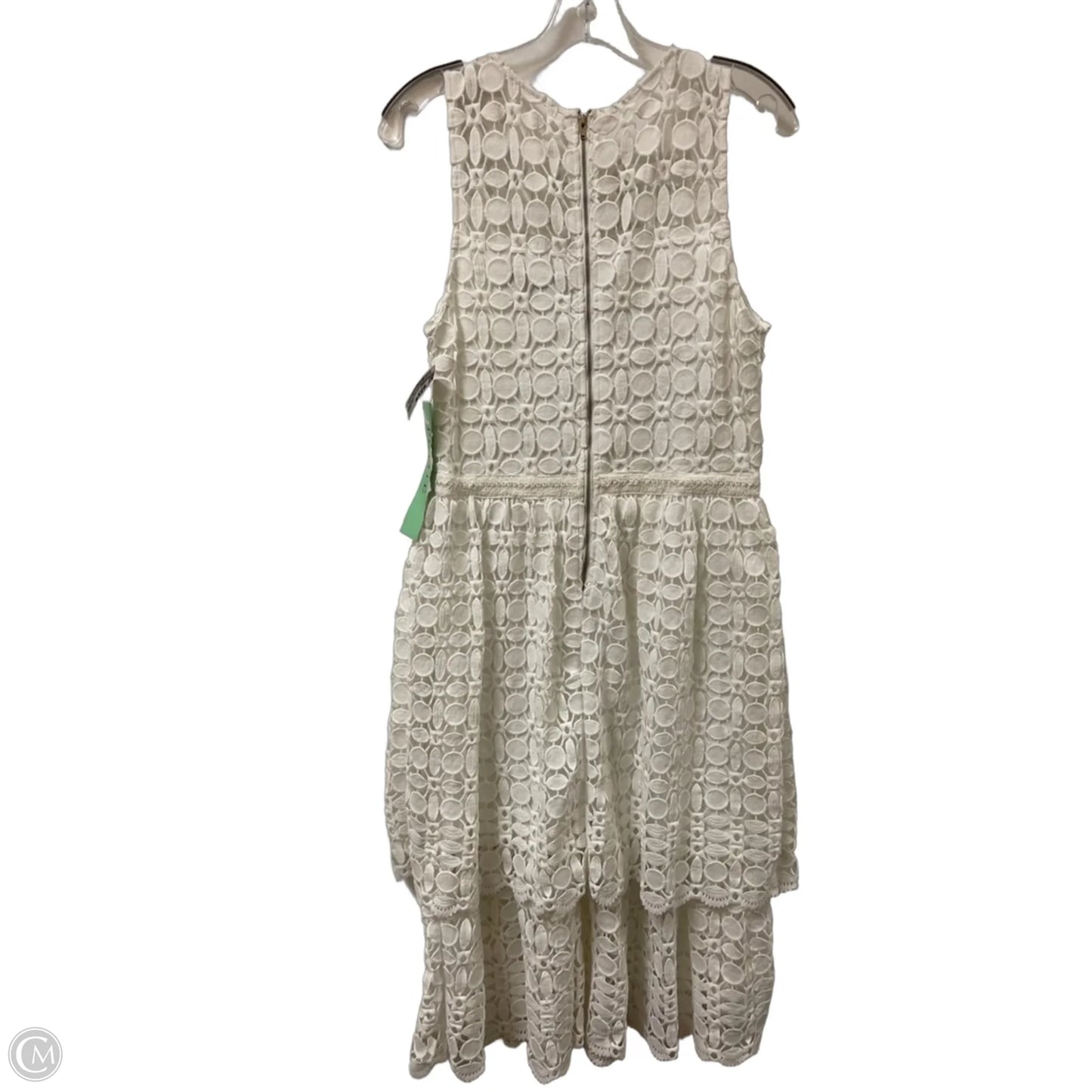 Dress Party Midi By Clothes Mentor In White, Size: Lp