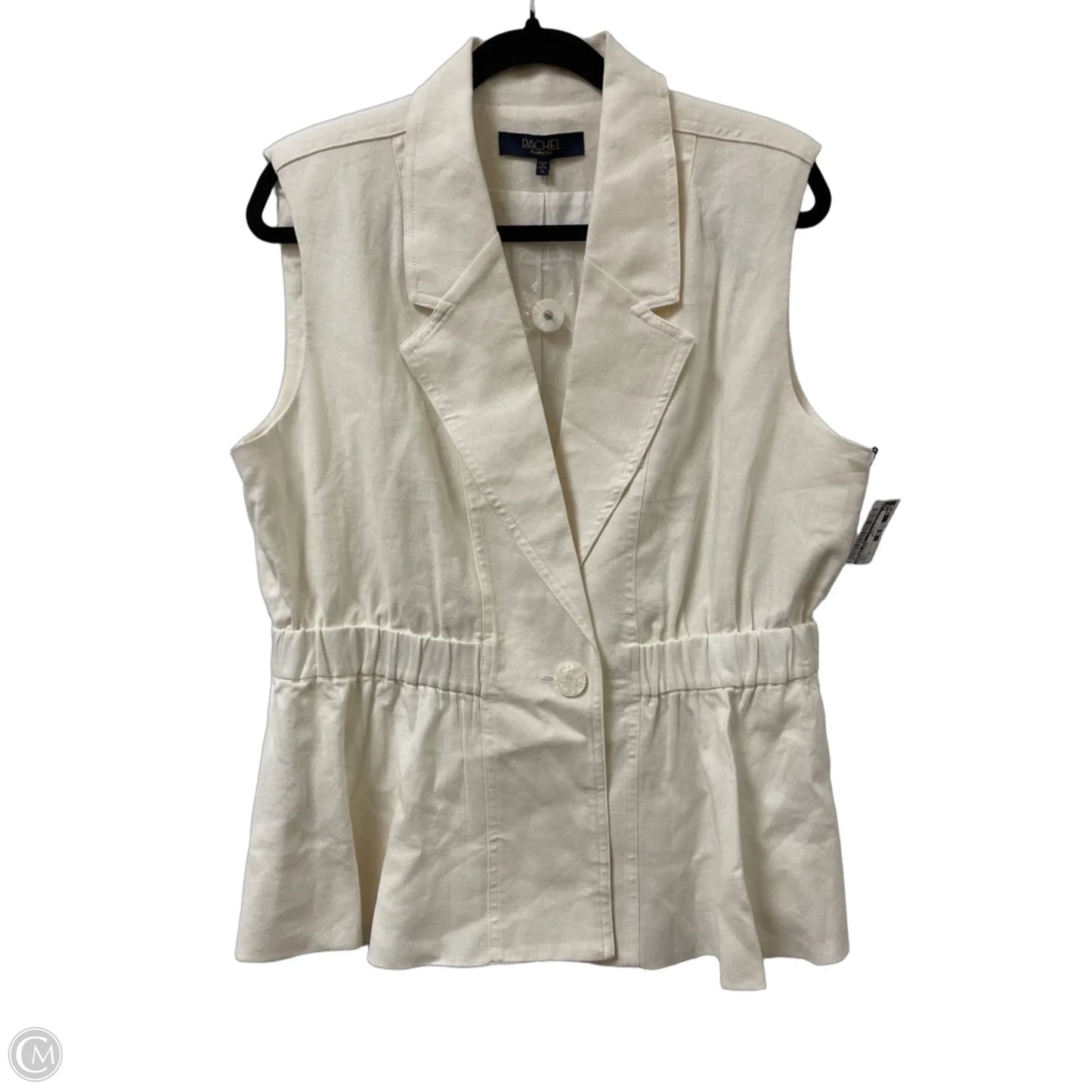 Vest Other By Rachel Roy In Cream, Size: Xl