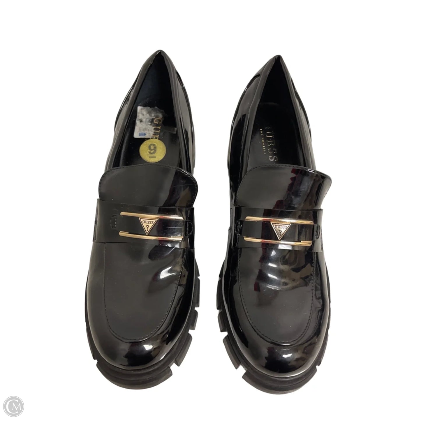 Shoes Heels Platform By Guess In Black, Size: 9