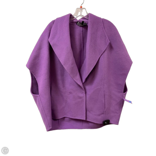 Coat Luxury Designer By St John Collection In Purple, Size: M