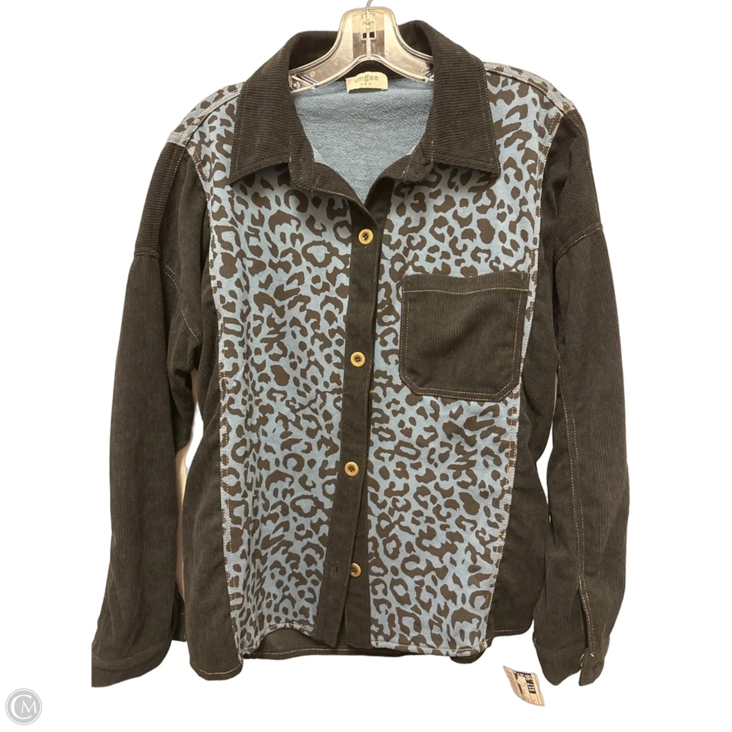 Jacket Shirt By Umgee In Black, Size: L
