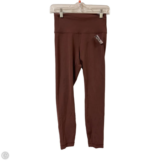 Athletic Leggings By Lululemon In Brown, Size: 6