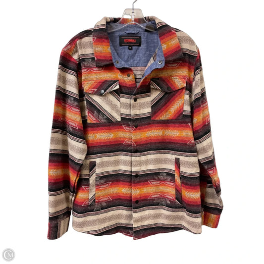 Jacket Shirt By Rock & Roll In Cream, Size: M