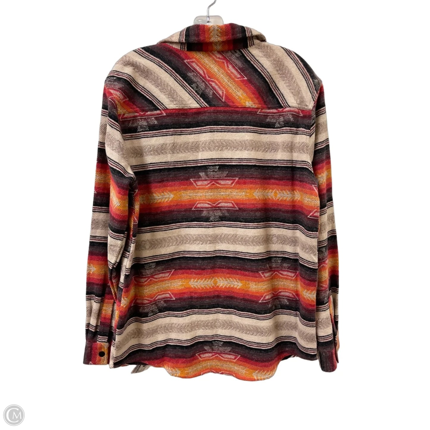 Jacket Shirt By Rock & Roll In Cream, Size: M