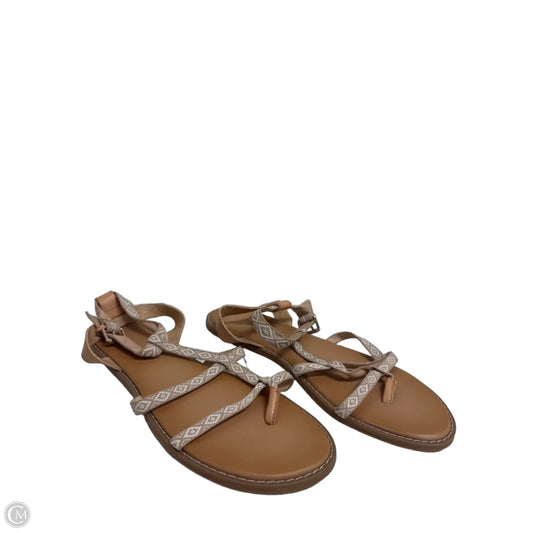 Sandals Flats By Old Navy In Tan, Size: 9