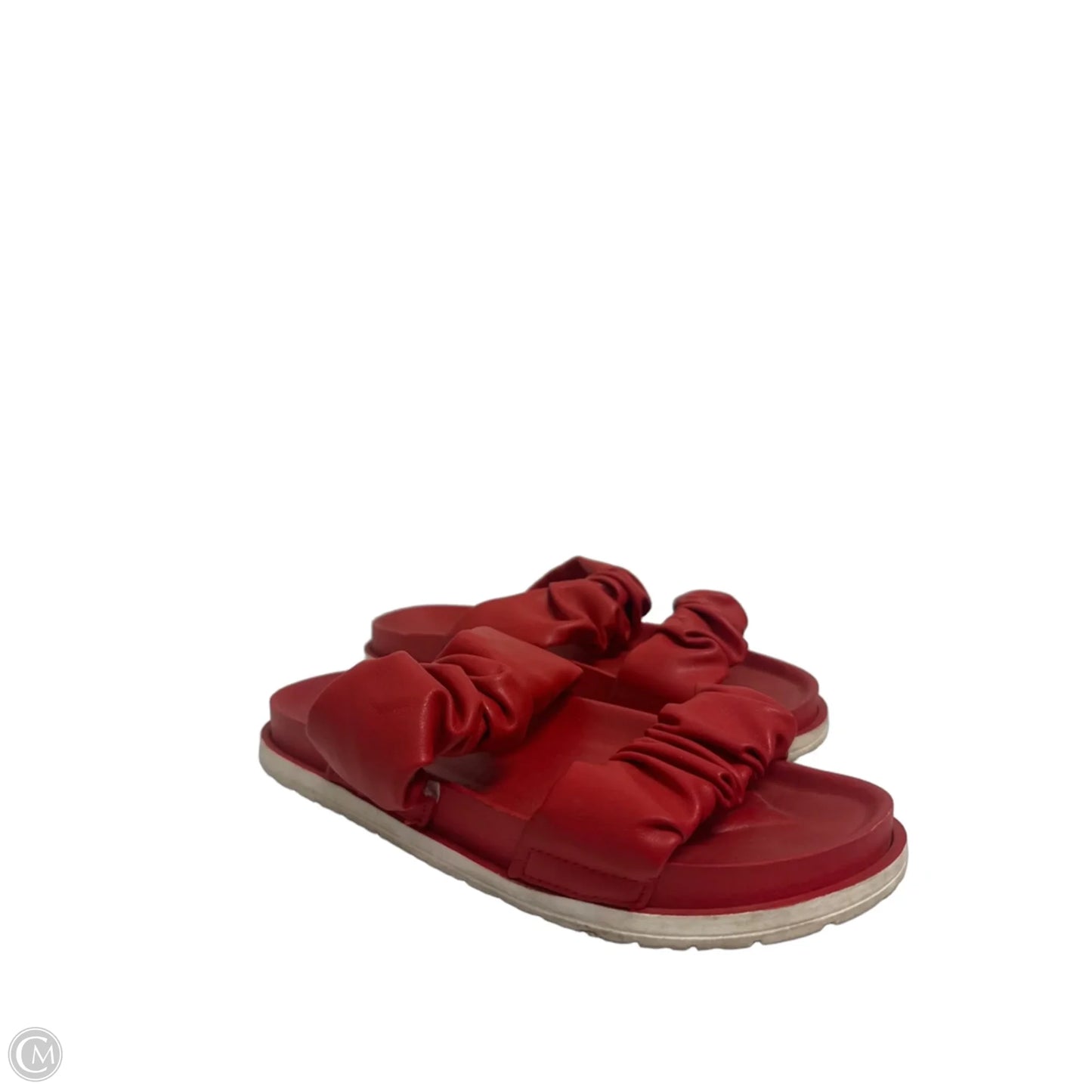 Sandals Flats By Qupid In Red, Size: 8.5