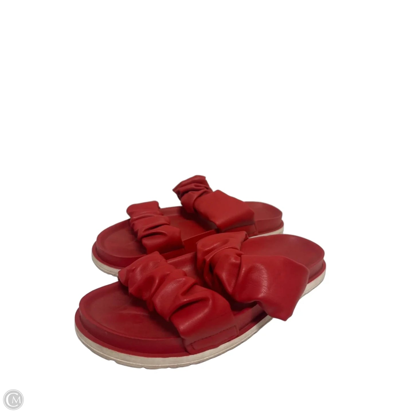 Sandals Flats By Qupid In Red, Size: 8.5