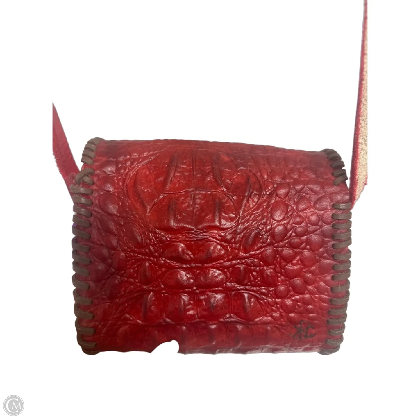 Crossbody Leather By Clothes Mentor, Size: Small