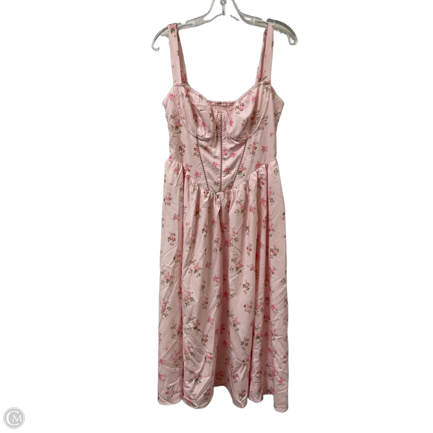 Dress Casual Maxi By Clothes Mentor In Pink, Size: L