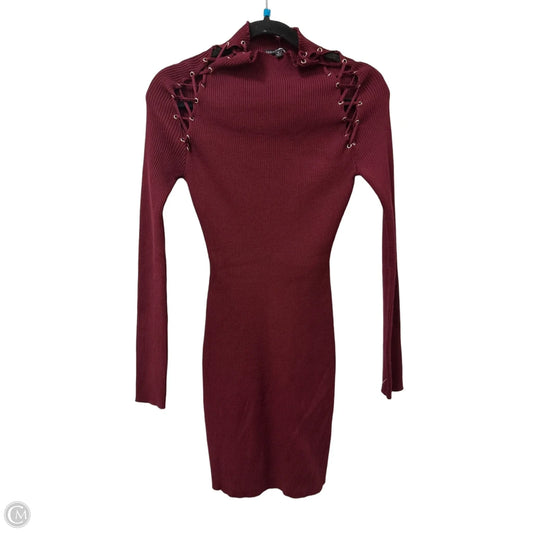 Dress Casual Short By Fashion Nova In Red, Size: M