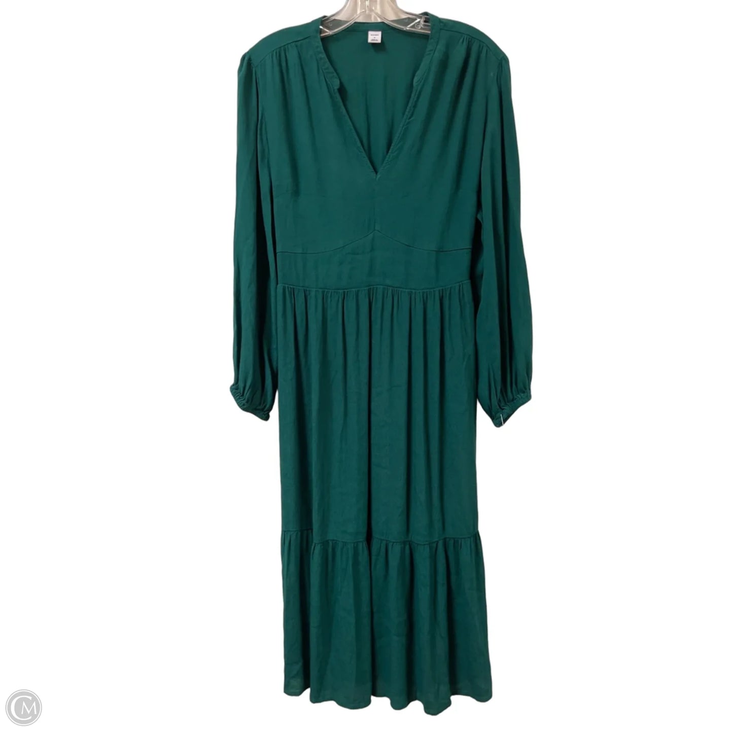 Dress Casual Midi By Old Navy In Green, Size: M