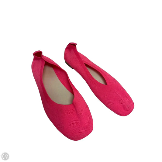 Shoes Flats By Clothes Mentor In Pink, Size: 8.5