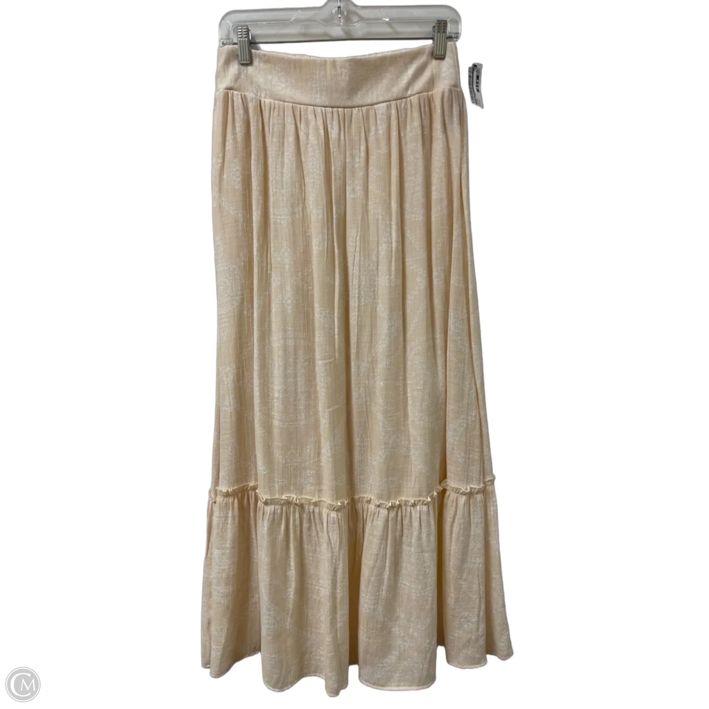 Skirt Maxi By Wonderly In Cream, Size: 8