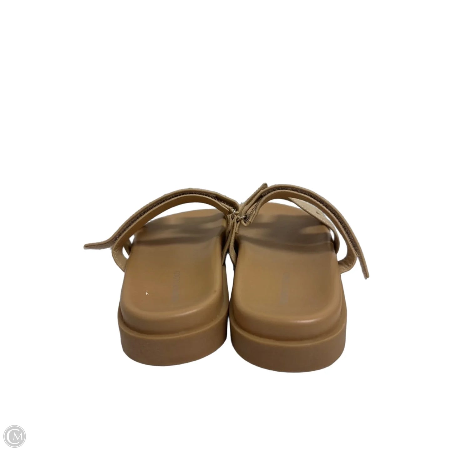 Sandals Flats By Clothes Mentor In Tan, Size: 8.5