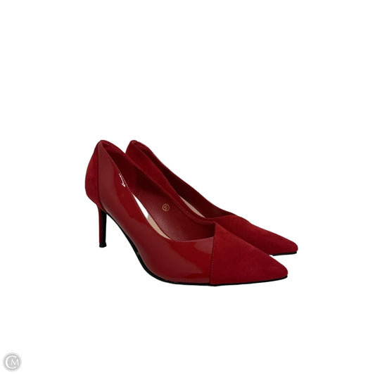 Shoes Heels Stiletto By Clothes Mentor In Red, Size: 8.5